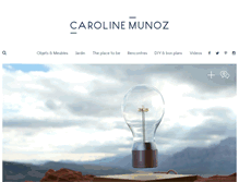 Tablet Screenshot of carolinemunoz.fr